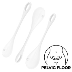 Satisfyer Boules Yoni Power 1 Blanches